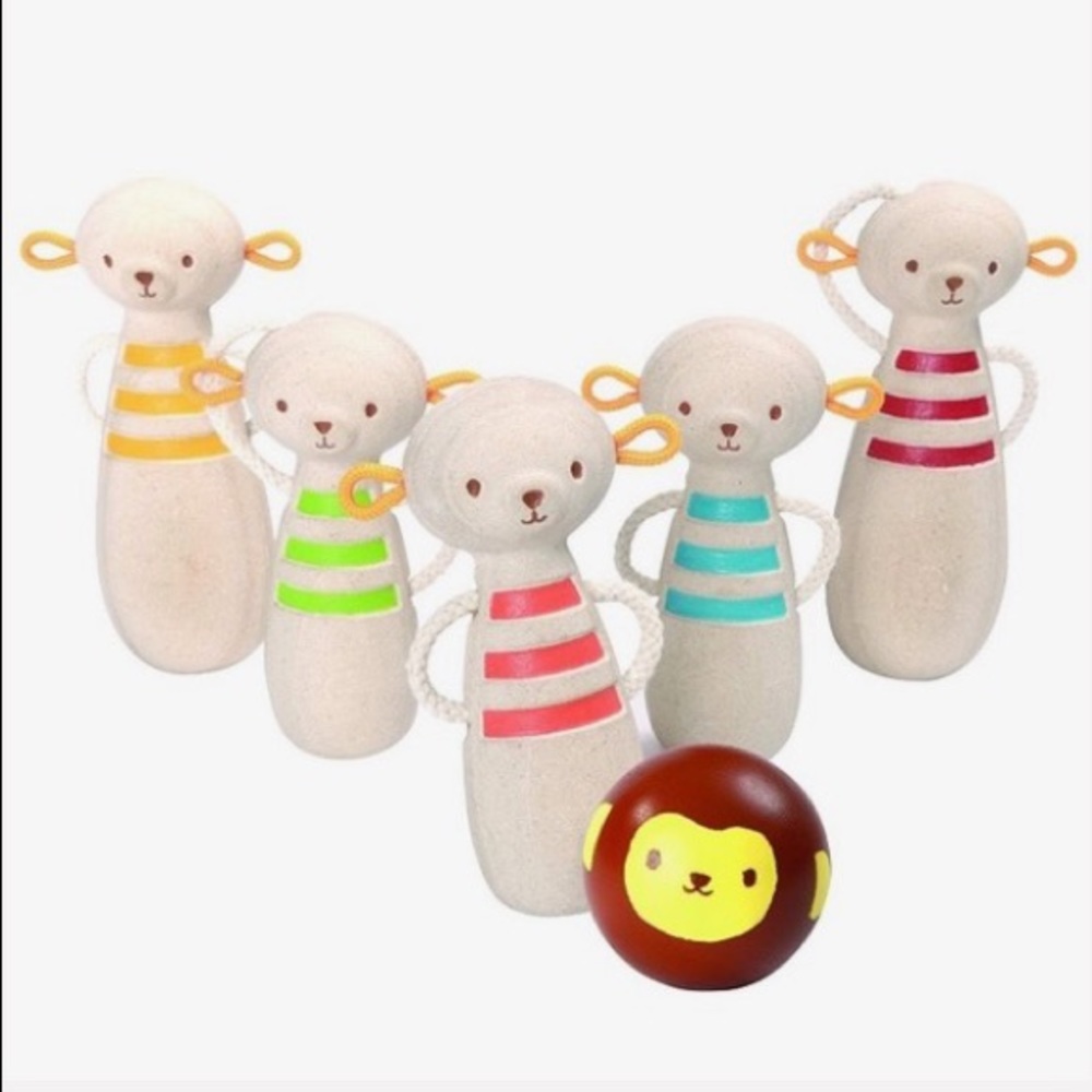Plan Toys Monkey Bowling